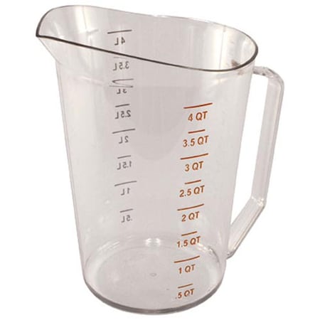 Rubbermaid 4 Qt  Clear Plasticpitcher For  - Part# 3218 3218
